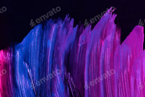 Preview: Smears of neon paint