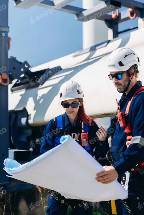 Preview: Wind turbine engineers prepping gear for onsite installation and maintenance.