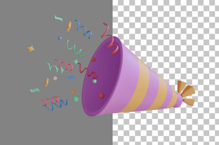 Preview: Party Confetti 3D Icon