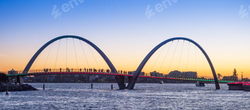 Preview: Elizabeth Quay at Sunset