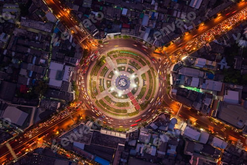 Preview: Bangkok Downtown. Thailand. Financial district and business in urban city in Asia.