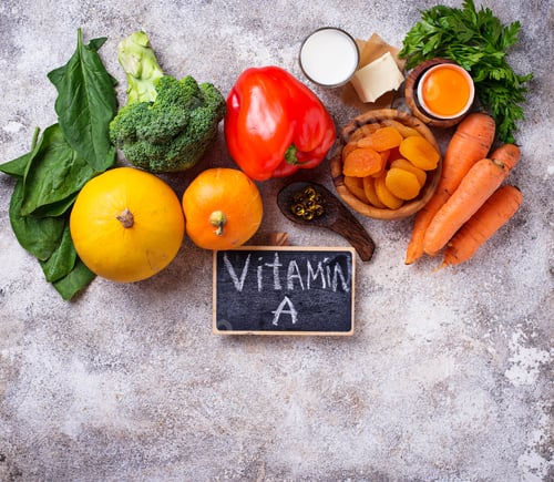 Preview: Healthy products rich in vitamin A