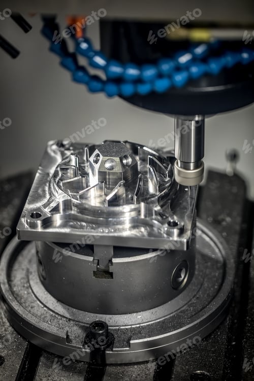 Preview: Metalworking CNC milling machine.