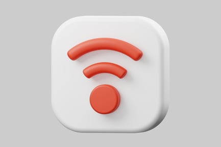 Visualização: Ícone de sinal wi-fi estilizado