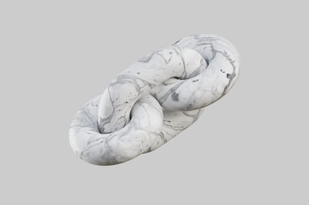 Preview: Marble interlocking chain decoration