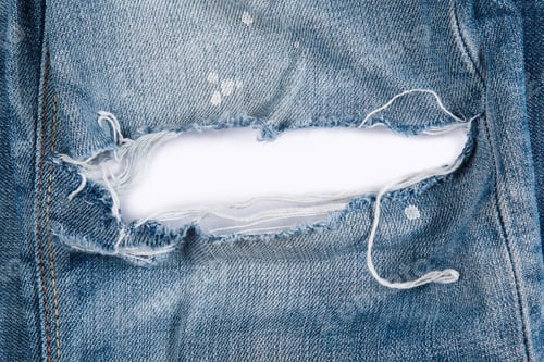 Preview: Jeans texutre with a hole