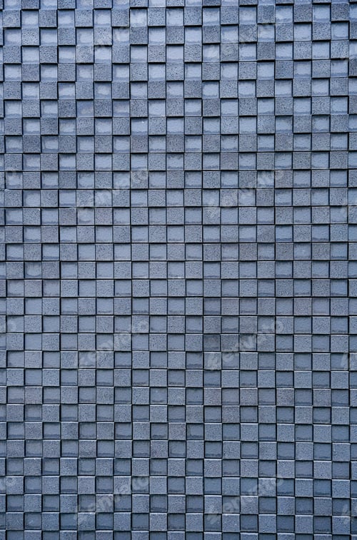 Preview: Brick wall with black square brick