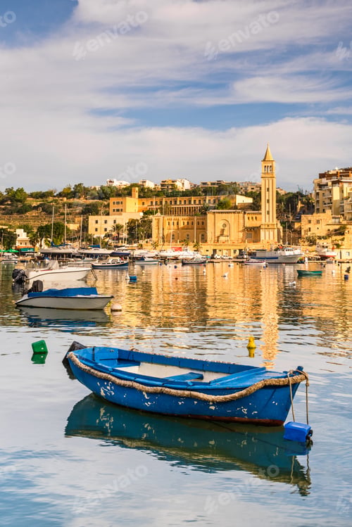 Preview: Marina in fishing village Marsaskala in Malta