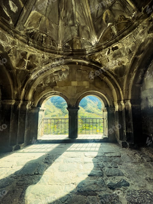 Preview: Ancient Vardzia Cave Monastery Complex Excavated in Rock Georgia