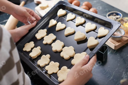 Preview: Cookies On Baking Tray