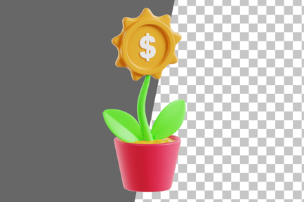 Preview: Dollar Plant 3D Icon