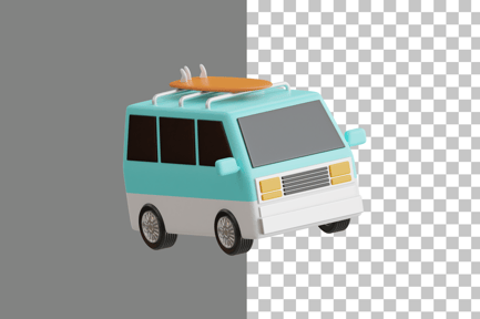 Preview: Surf Van 3D Icon