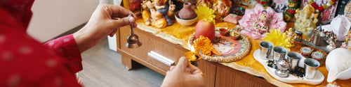 Preview: Man Praying At Altar Alone