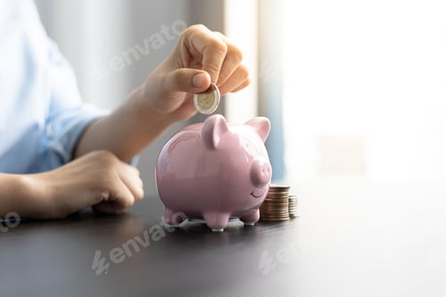 Preview: Saving Money with a Pink Piggy Bank