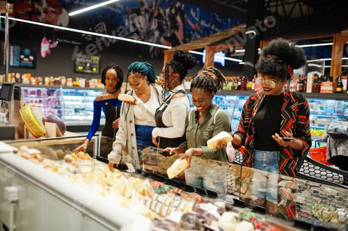 Preview: Africans at supermarket