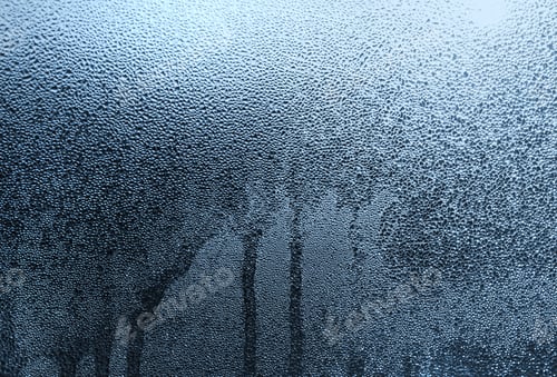 Preview: water drops on glass