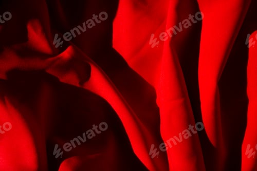 Preview: The Fabric of Romance - Intimate Red Velvet Folds