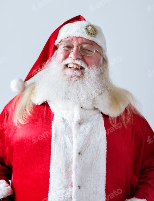Preview: Portrait of happy Santa Claus