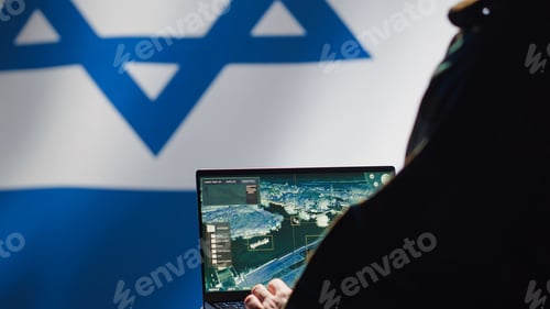 Preview: Close up shot of Mossad agent maintaining air space superiority