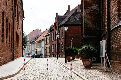 Preview: Street in historic centre of Wismar, Germany