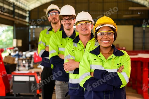 Preview: Professional engineer worker of manufacturing plant factory