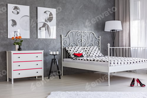 Preview: Modern decor of bedroom