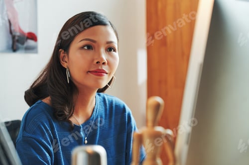 Preview: Asian Creative Designer In Office