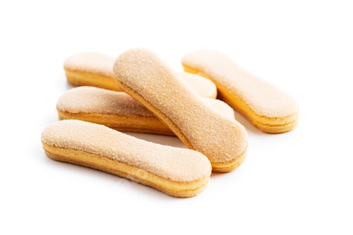 Preview: Italian cookie savoiardi. Sweet biscuits. Sponge cookies tiramisu.