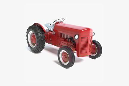 Preview: Vintage Farmall Tractor in Red