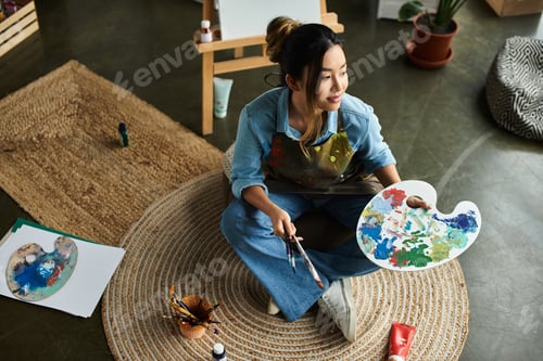 Preview: Artists palette in a creative space