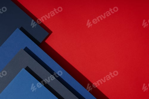 Preview: Mockup, abstraction, colorful colored paper, top view