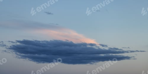 Preview: View of Cloudscape during a colorful sunset or sunrise