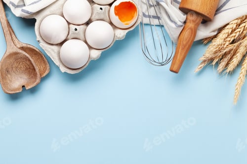 Preview: Cooking utensils and ingredients
