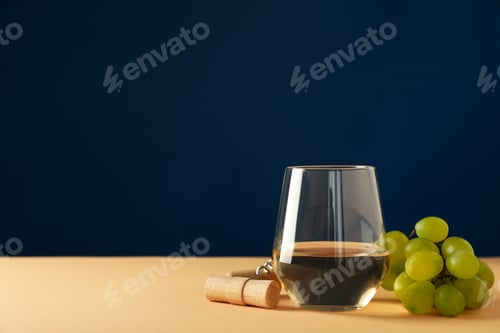 Preview: Concept of delicious alcohol drink, wine, space for text