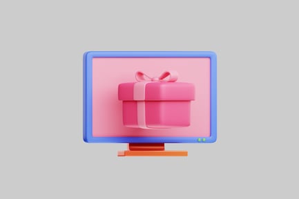 Preview: Online gift cartoon monitor design