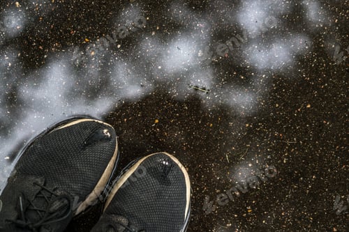 Preview: Worn out and ripped sneakers