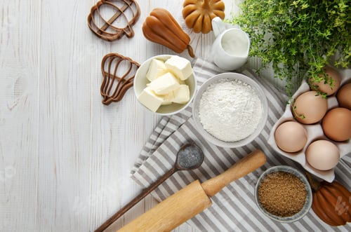 Preview: Preparing dough for baking