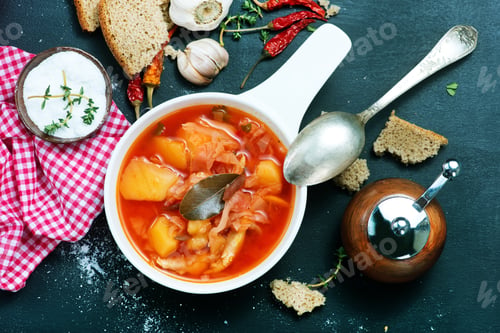 Preview: soup with beet