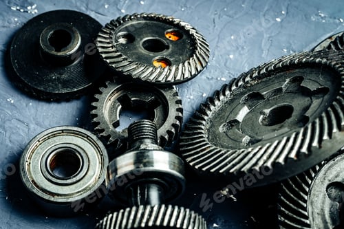Preview: Gears from an old industrial machine