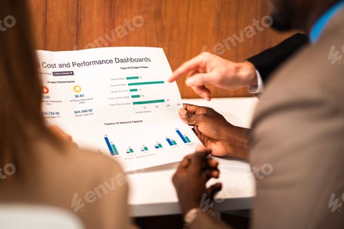 Preview: mature caucasian ceo businessman leader with diverse coworkers team executive managers group meeting