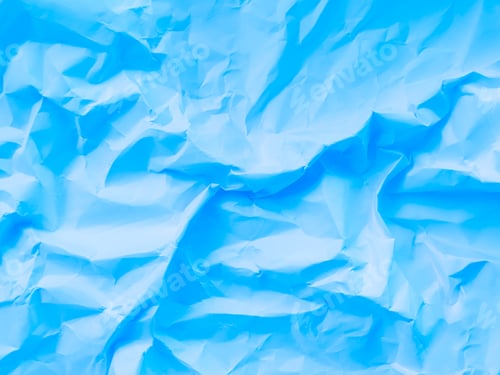 Preview: Blue abstract background paper crumpled
