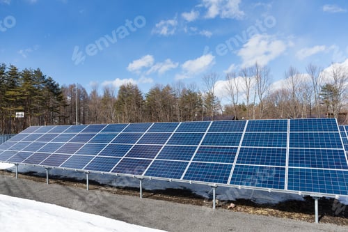 Preview: Solar panel system in countryside