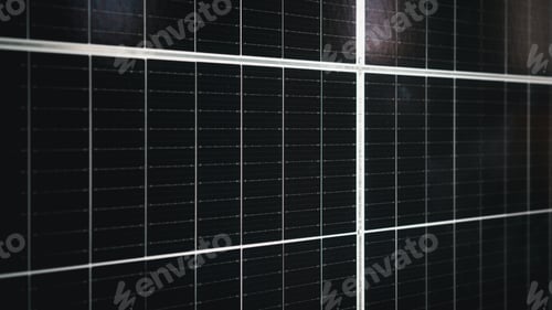 Preview: Close-up detailed of Solar cell panel. Clean energy concept.
