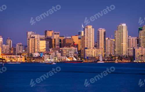 Preview: Colorful San Diego Skyline