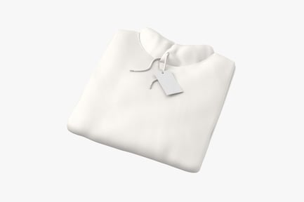 Preview: Folded Standard Hoodie With Tag