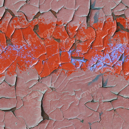 Preview: Old cracked paint layer on concrete wall