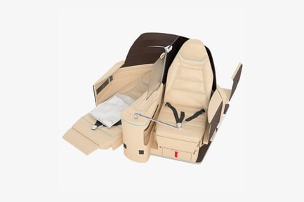 Preview: Premium Airplane Seat - Reclining Cabin Chair