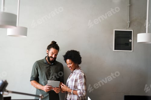 Developing programming and coding technologies. Programmer working in a software develop company