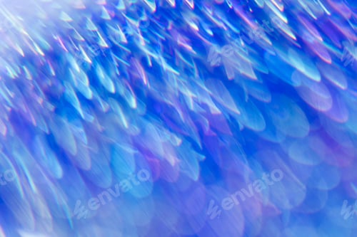 Preview: Abstract bright blue bokeh background