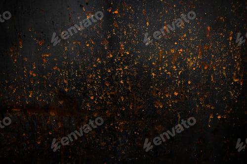 Preview: texture background of grunge, rusty iron with black stains